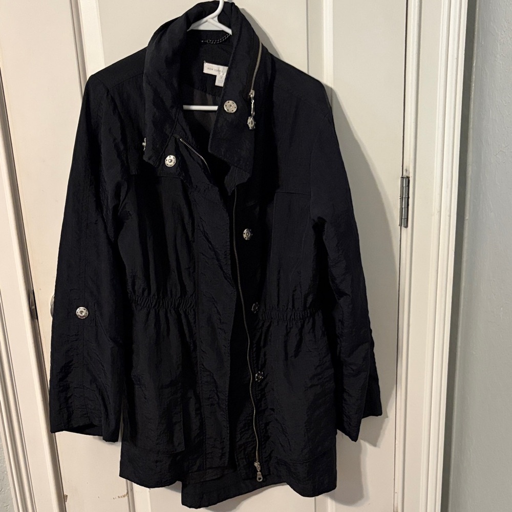 New York & Company Black Utility Jacket